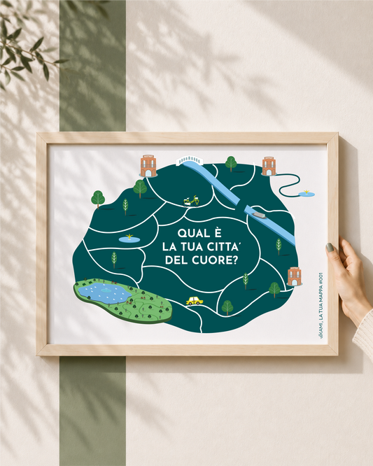 CREA LA TUA MAPPA FORMATO 30X40