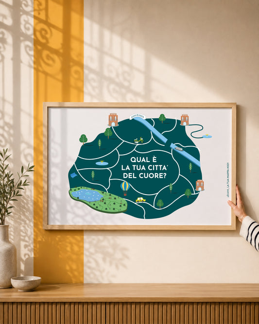 CREA LA TUA MAPPA FORMATO 50X70